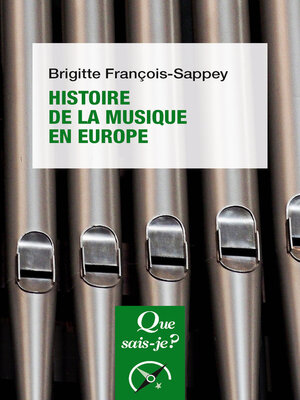 cover image of Histoire de la musique en Europe